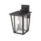 Z-Lite Seoul 2 Light Outdoor Wall Sconce, Oil Rubbed Bronze & Clear 571M-ORB - alternate 5